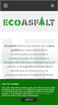 Mobile Screenshot of ecoasfalt.es